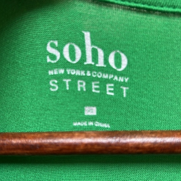 New York & Company Kelly Green Maxi Tank Dress with Pockets XS (4/6) - Picture 3 of 6